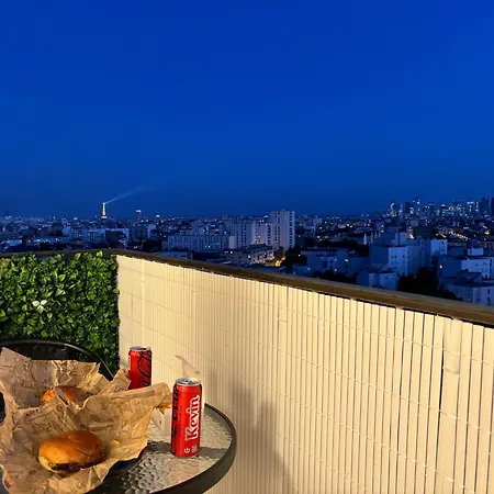 Enjoy Eiffel Sparkle From Your Balcony